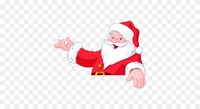 400x400 Санта-Клаус Рождественские Картинки Рождественские Картинки - Деды Морозы Эльфы Клипарт