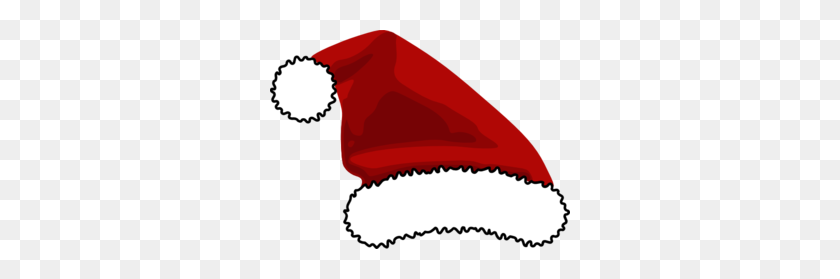 300x219 Санта Шляпа Для Логотипа Клипа Рождество Санта, Санта - Уродливый Рождественский Свитер Клипарт Бесплатно