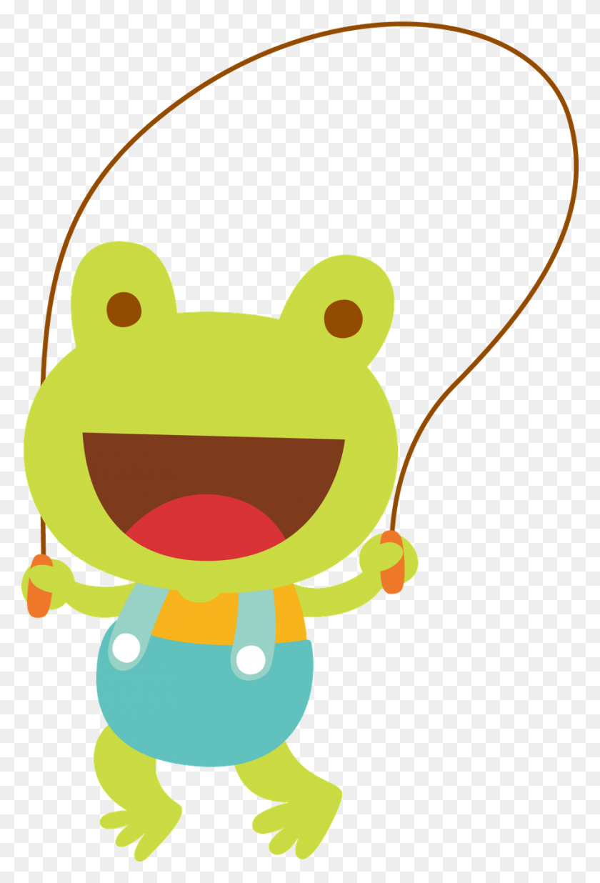 900x1357 Sapos - Frog Pond Clipart