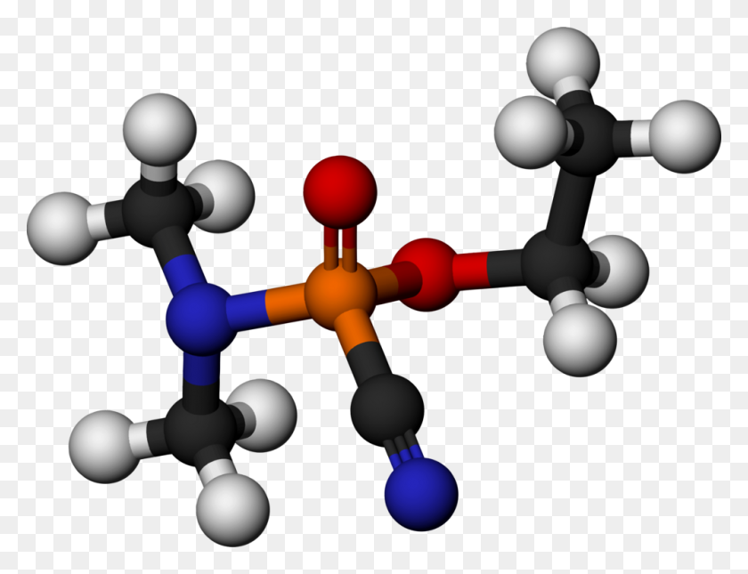 999x750 Sarin Molecule Nerve Agent Chemical Substance Chemical Warfare - Molecules Clipart