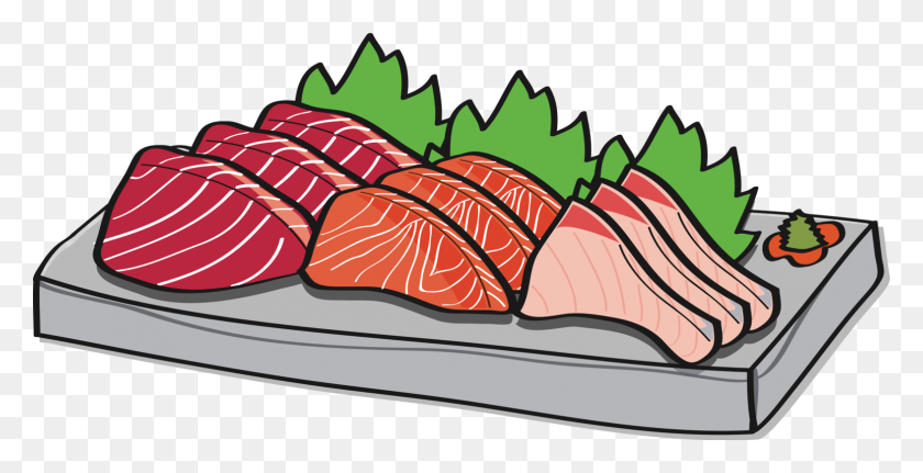 1573x750 Сашими Цукэмоно Японская Кухня Еда Юкхэ - Рыбная Еда Клипарт