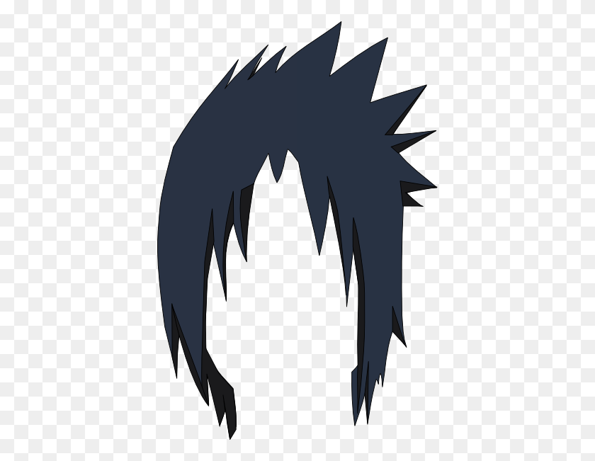 396x591 Sasuke Hair Lol Clip Art - Sasuke PNG
