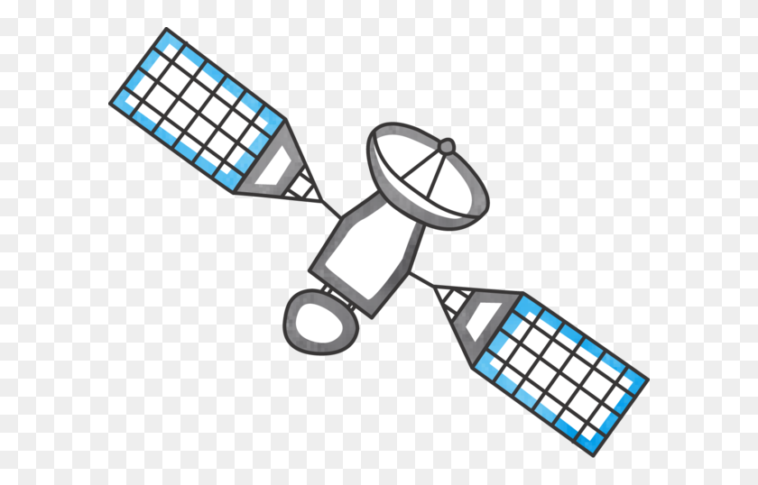 600x478 Satellite Clipart Transparent - Satellite Clipart