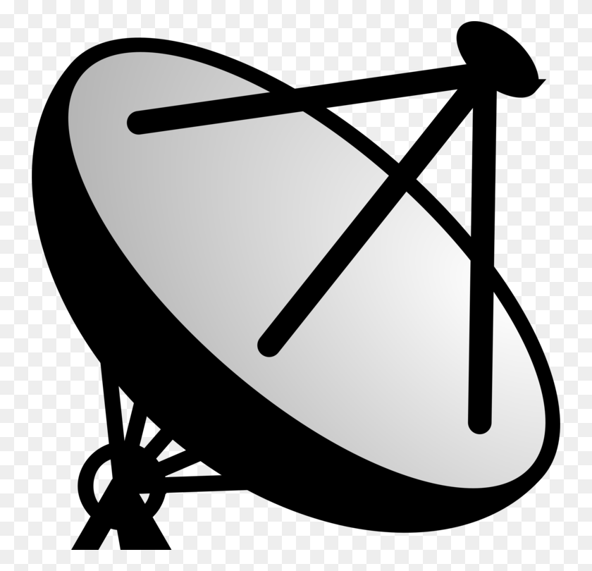 750x750 Спутниковая Антенна Антенна Сеть Спутниковое Телевидение Параболическая - Спутниковая Тарелка Клипарт