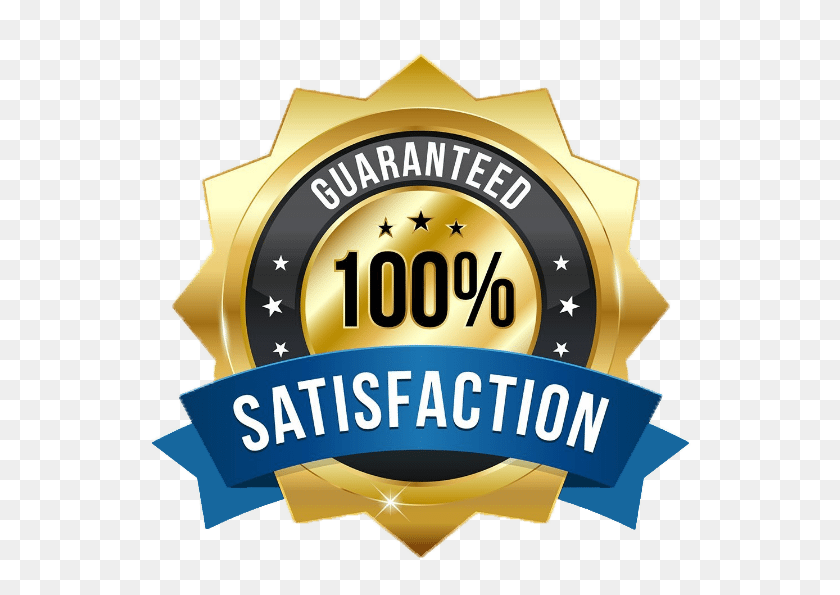 556x535 Satisfaction Guarantee Png Images In Collection - 100 Money Back Guarantee PNG