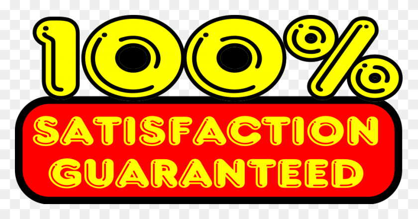 900x439 Satisfaction Guaranteed Vector Sticker Png Clip Arts For Web - Satisfaction Guaranteed PNG