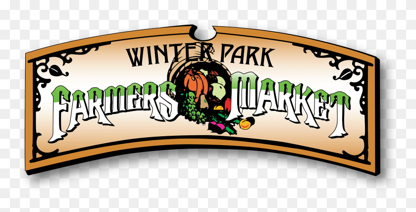 2592x1223 Saturday Farmers' Market City Of Winter Park - Free Farmers Market Clipart