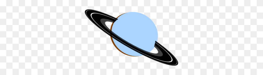 298x180 Saturno Azul Gris Negro Marrón Clipart - Saturno Clipart Blanco Y Negro