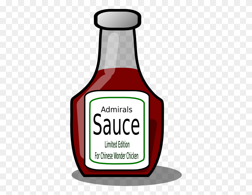 372x592 Sauce Clip Art - Ketchup Bottle Clipart