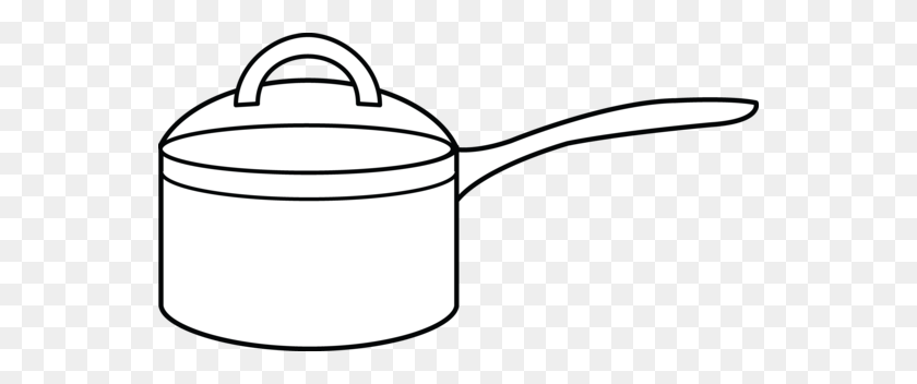 550x292 Sauce Pan Cliparts - Pot Clipart Black And White