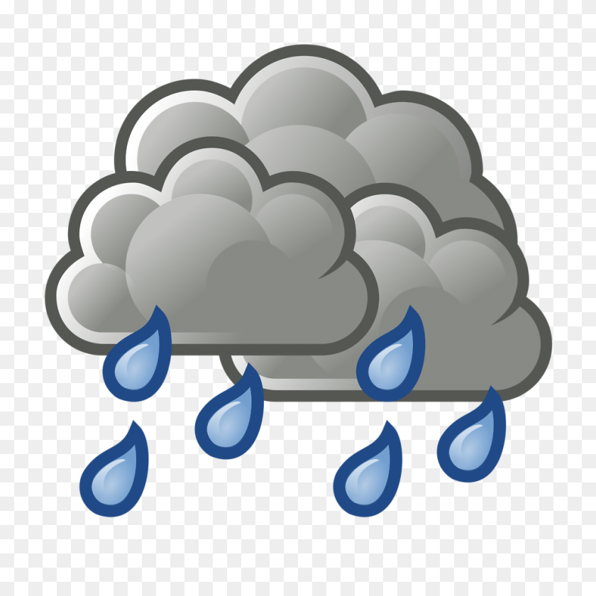 958x958 Save Png Cloud Rain - Rain Cloud PNG