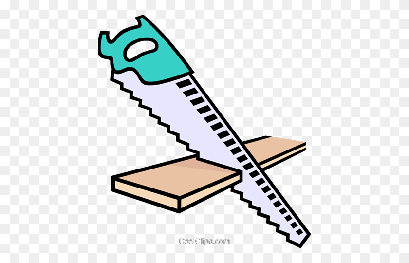 438x480 Saw, Handsaw Royalty Free Vector Clip Art Illustration - Hand Saw Clipart