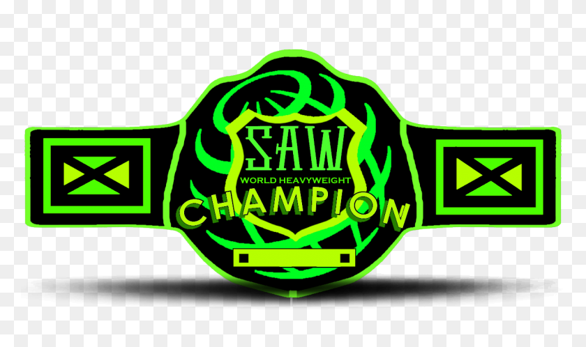 1200x675 Saw World Heavyweight Championship World Virtual Wrestling Wiki - Cinturón De Campeonato Png