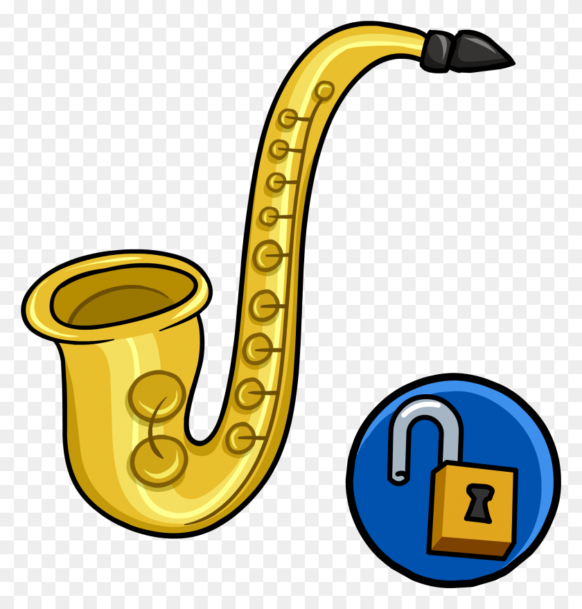 2012x2115 Saxofón De Club Penguin Wiki Fandom Powered - Clip De Saxofón