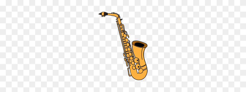 256x256 Gráficos De Saxofón Para Descargar - Clip De Saxofón