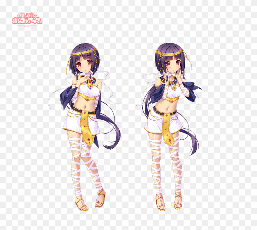 900x800 Sayori Boku To Koisuru Ponkotsu Akuma Bandages Character Design - Sayori PNG