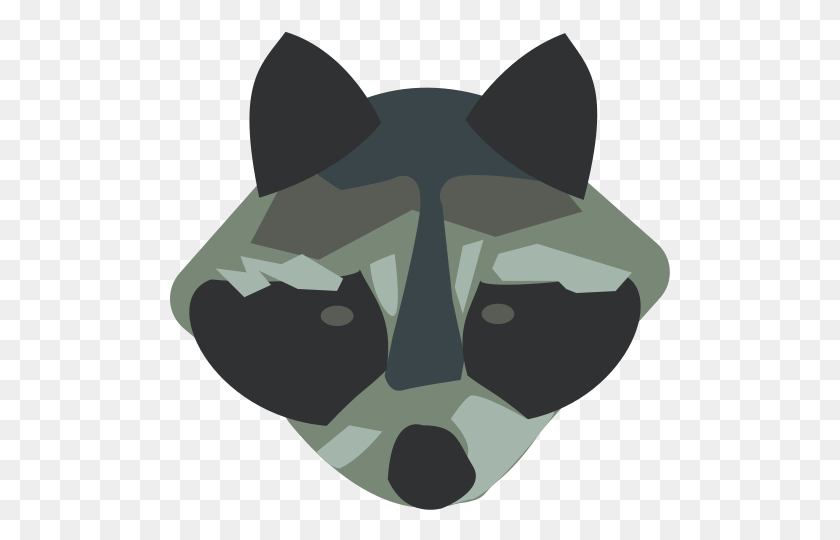 500x480 Scalable Vector Raccoon - Raccoon Clip Art