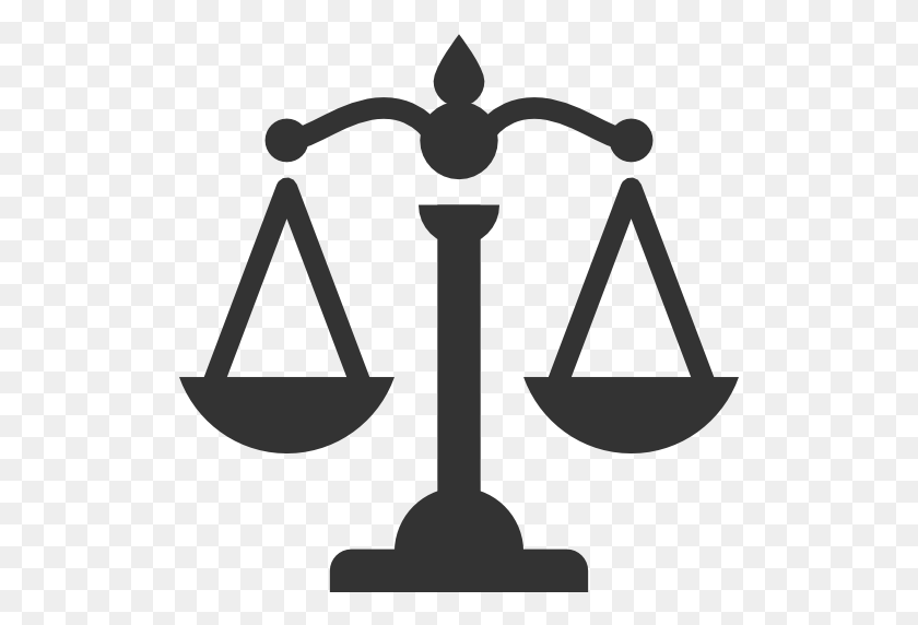 512x512 Scale Clipart Tilted - Judicial Review Clipart