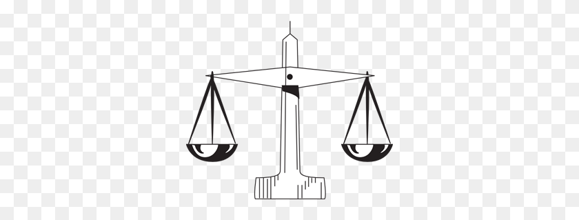 300x259 Scale Of Justice Png, Clip Art For Web - Justice Scale PNG