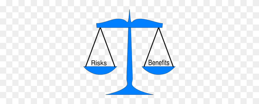 298x279 Scale Risks Vs Benefits Clip Art - Risk Clipart