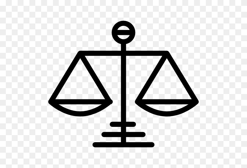 512x512 Scale Symbol Of Justice - Scales Of Justice PNG