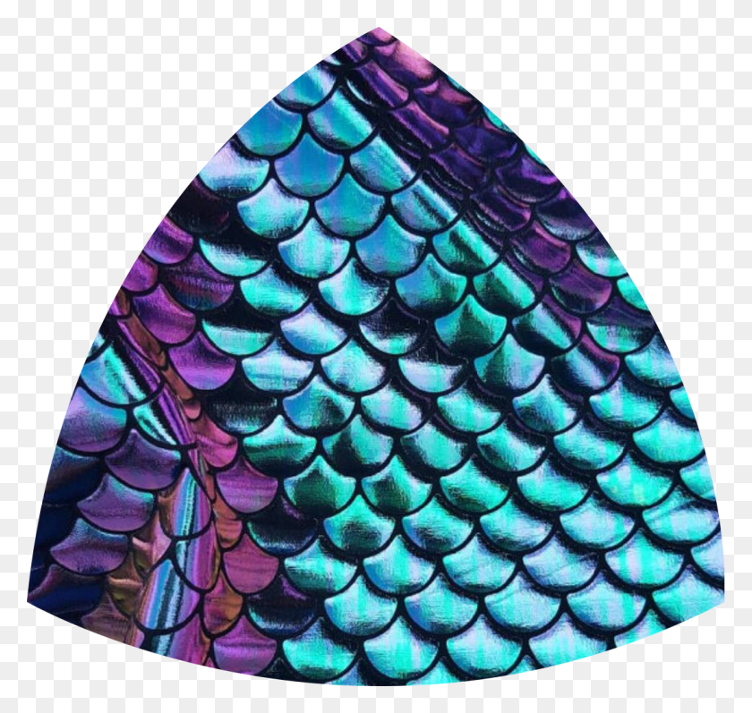 1101x1041 Scales Dragon Mermaid Fish Green Purple Dark Mysterious - Fish Scales PNG