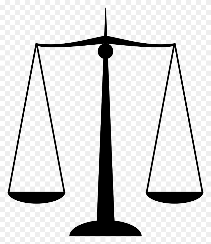879x1024 Scales Of Justice - Scale PNG