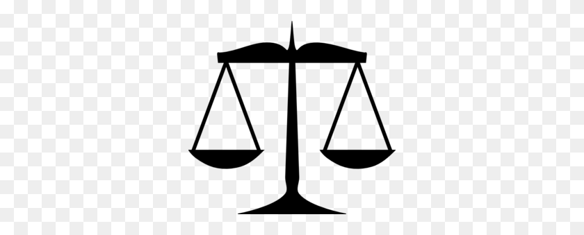 298x279 Scales Of Justice Clip Art - Attorney Clipart