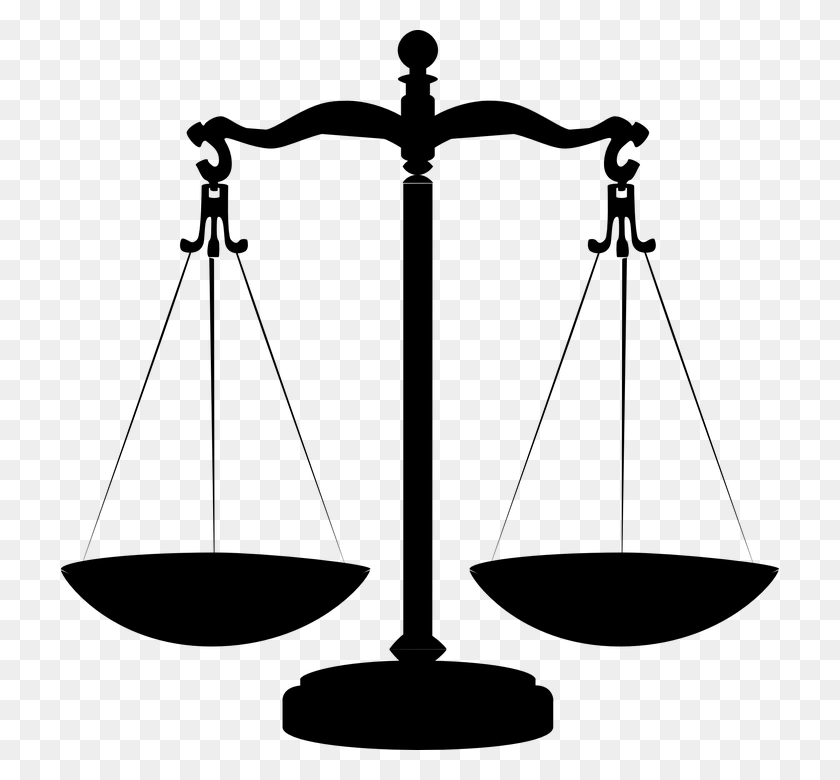 718x720 Scales Of Justice Clip Art Black And White Clipart Collection - Scales Of Justice Clipart