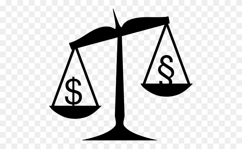 500x459 Scales Of Justice Vector Image - Lady Justice Clipart