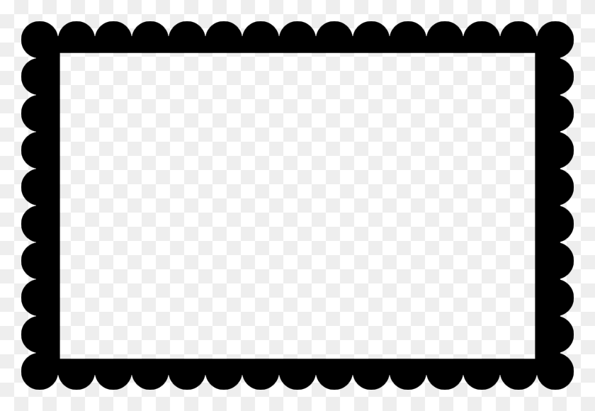 1500x1000 Scallop Frames Set Of Cutting Dxf Png Vinyl - Scalloped Frame Clipart