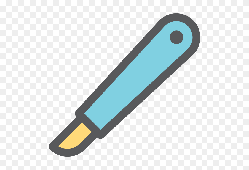 512x512 Scalpel, Tools And Utensils, Surgery, Medical Icon - Pipette Clipart