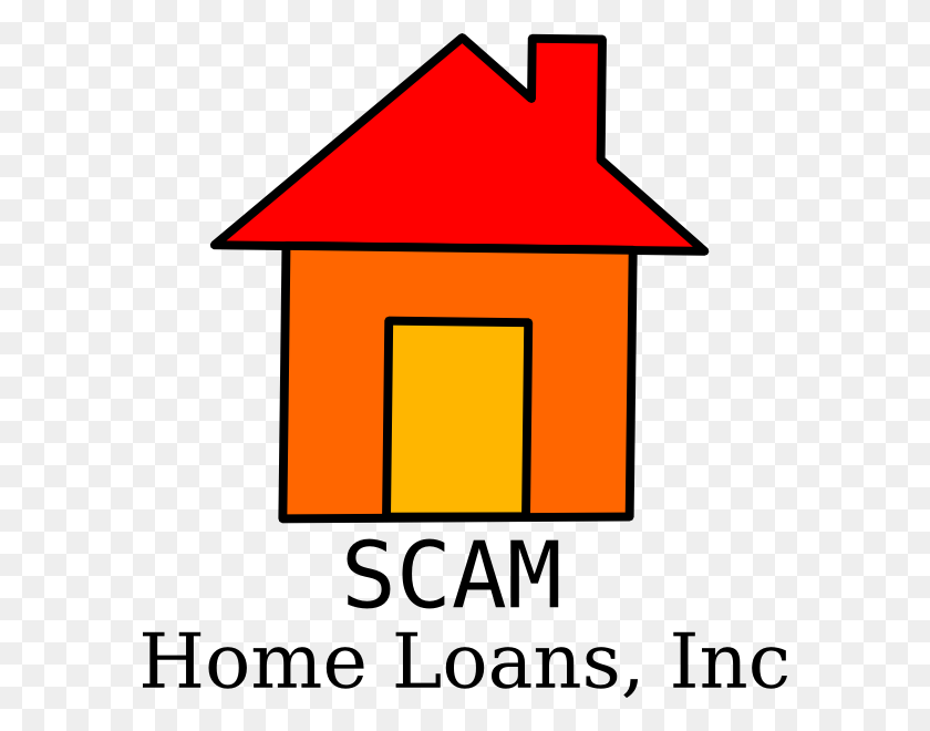 582x600 Scam Home Loans Clip Art - Loan Clipart