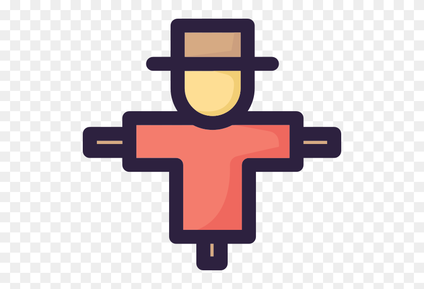 512x512 Scare Png Icon - Scarecrow PNG