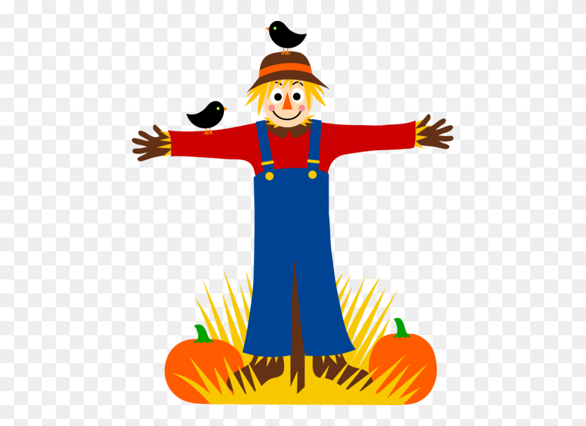 461x550 Scarecrow And Pumpkin Clipart, Free Download Clipart - Pumpkin Patch Clipart Free