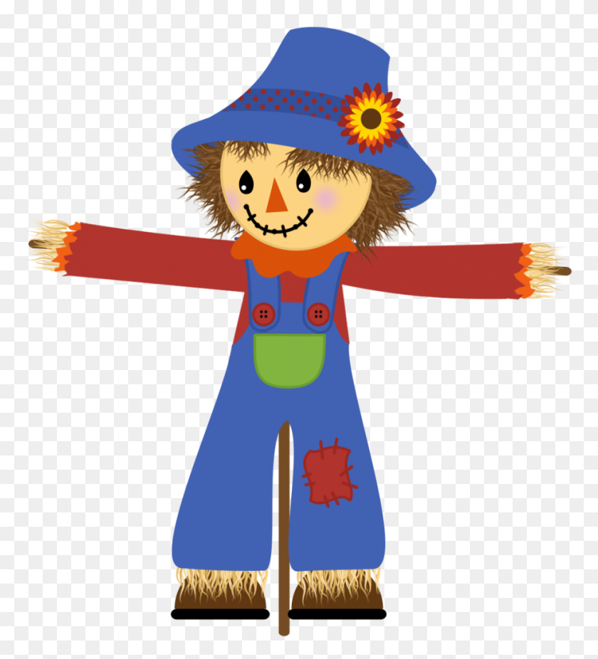 922x1024 Scarecrow Clip Art Clipart Images - Scarecrow Black And White Clipart