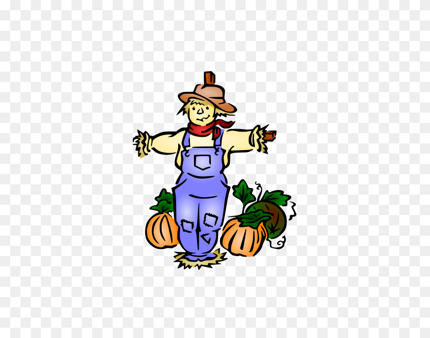 424x600 Scarecrow Clip Art For Children - Scarecrow Clipart