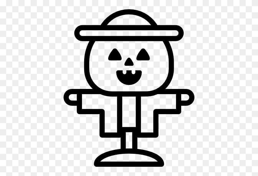 512x512 Scarecrow Icon - Scarecrow Clipart Black And White