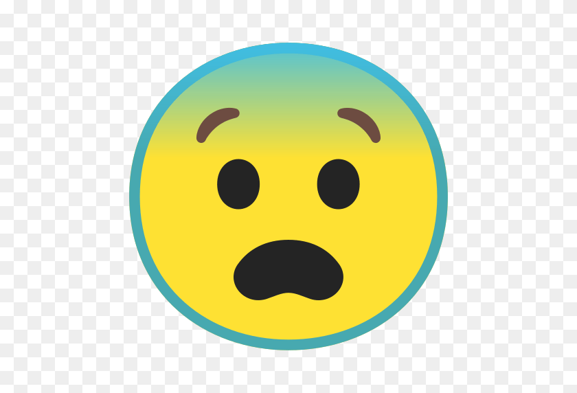 512x512 Significado De Emoji Asustado Con Imágenes De La A A La Z - Emoji Asustado Png