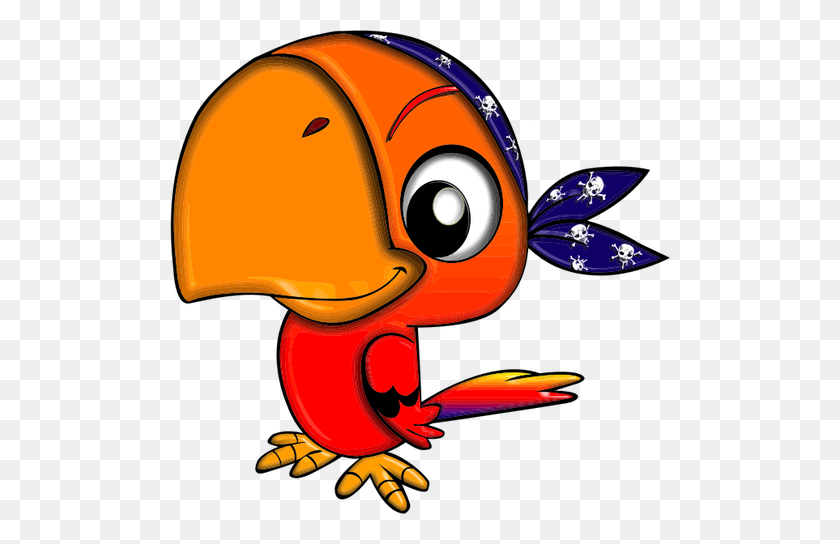 500x484 Scarf Free Clipart - Parrot Clipart