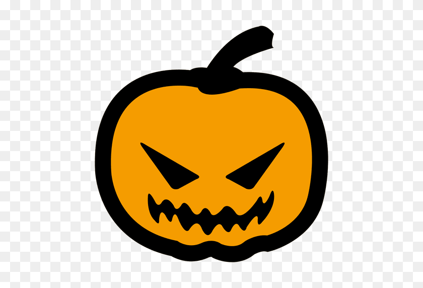 512x512 Calabaza De Halloween Scarry - Calabazas De Halloween Png