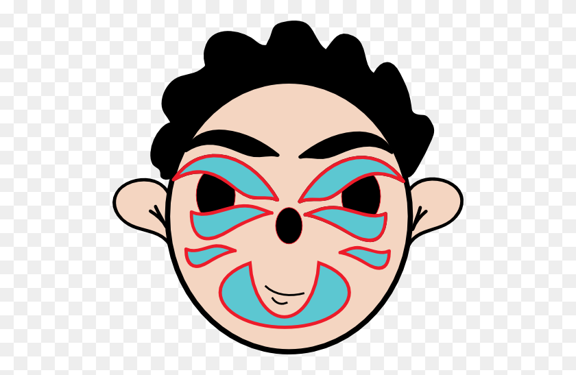 512x487 Scary Boy Face Clipart - Scary Face PNG