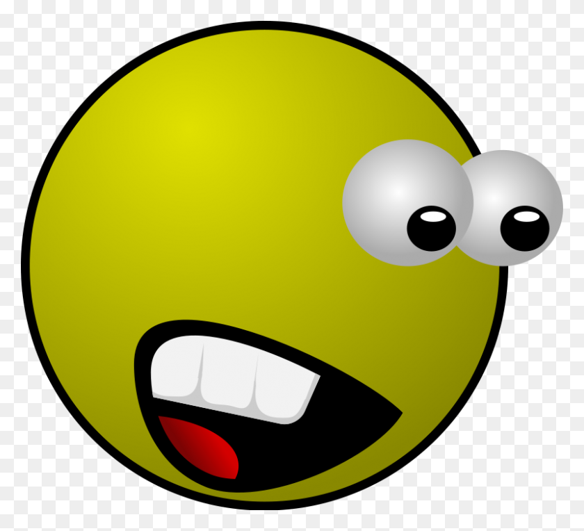 800x723 Scary Face Clip Art - Frightened Clipart