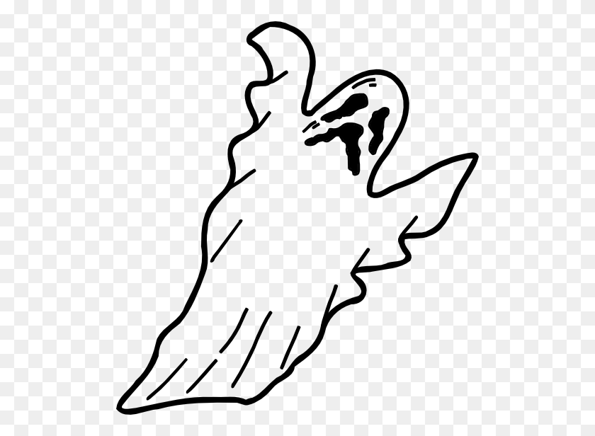 512x556 Scary Ghost Clipart - Creepy PNG