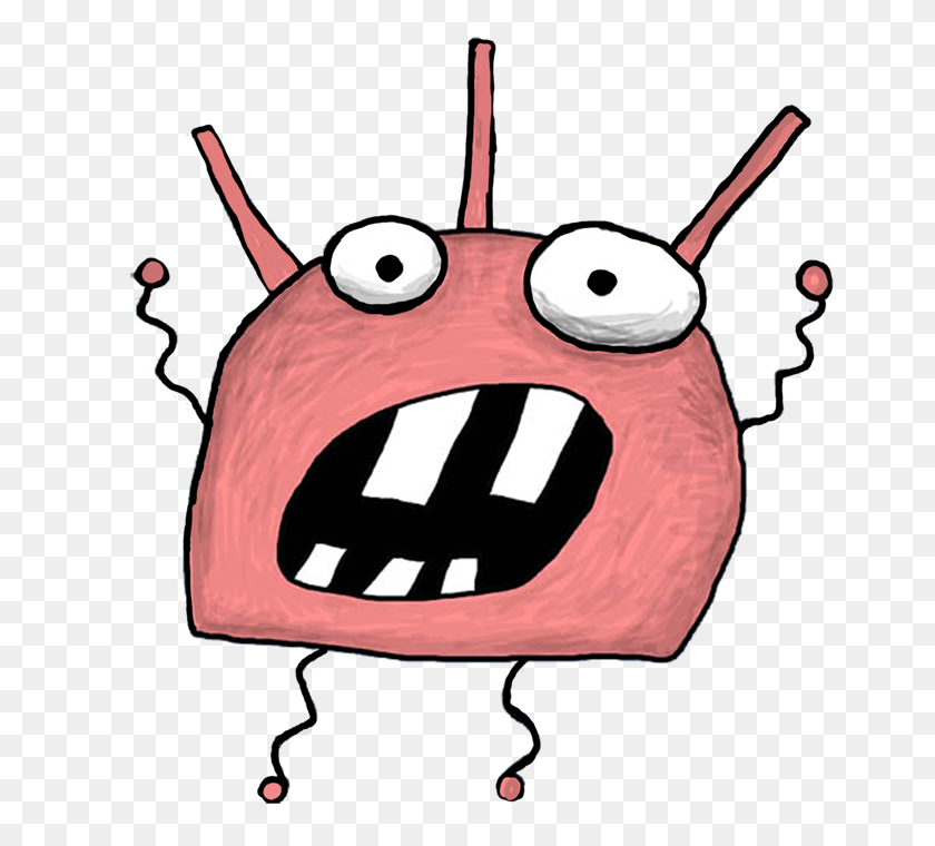 700x700 Scary Monster Drawings - Scarey Clipart