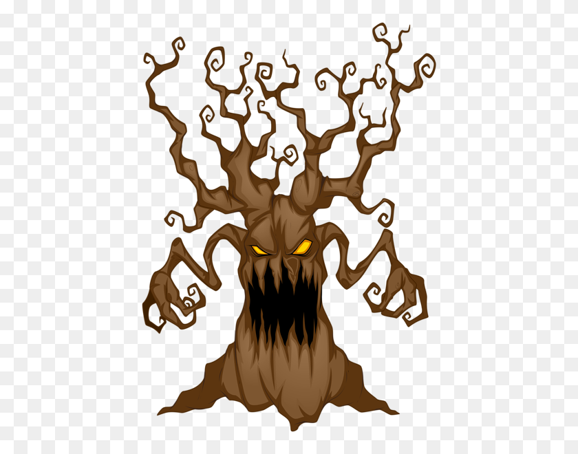 434x600 Scary Tree Png - Creepy Tree PNG