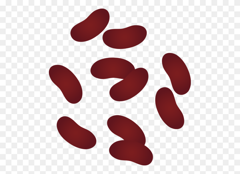 497x550 Scattered Kidney Beans - Beans Clipart