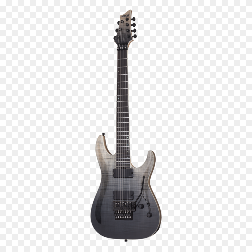 1200x1200 Schecter Guitar C Fr Sls Elite Black Fade Burst - Black Fade PNG