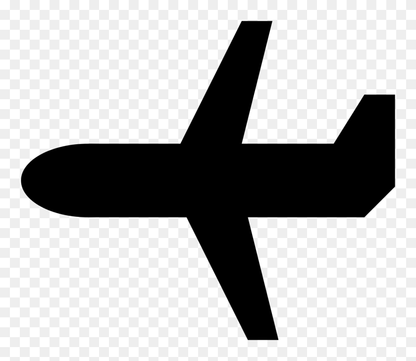1195x1024 Schiphol Aircraft Silhouette - Airplane Silhouette Clip Art