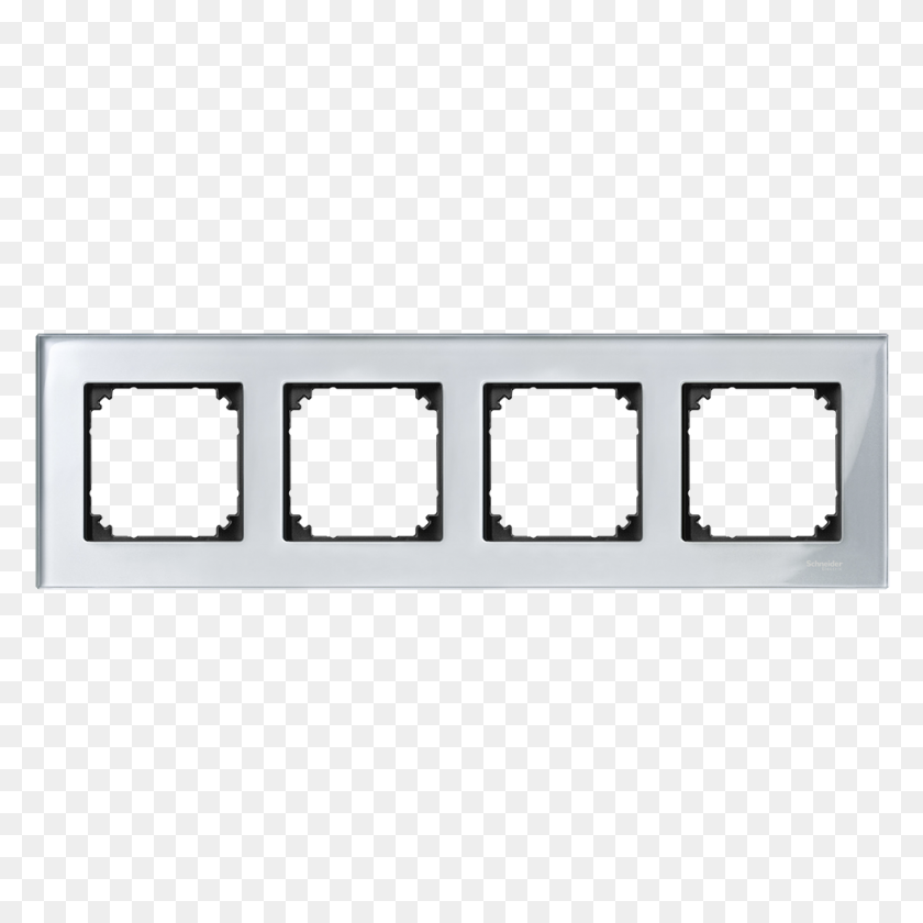984x984 Schneider Electric - Silver Frame PNG